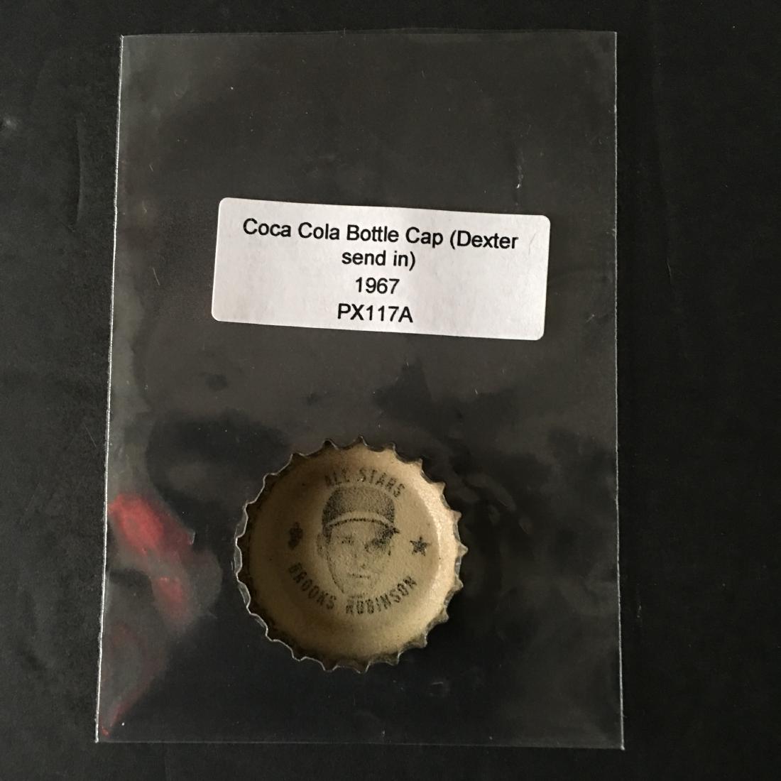 VTG 1967 COCA COLA BOTTLE CAP (DEXTER SEND IN) ROBINSON (1 of 2)