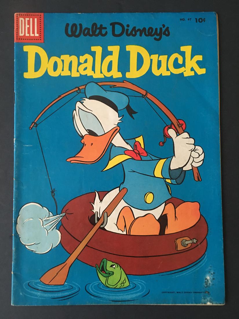 VINTAGE 1956 MAY #47 DELL COMICS WALT DISNEY'S DONALD (1 of 2)