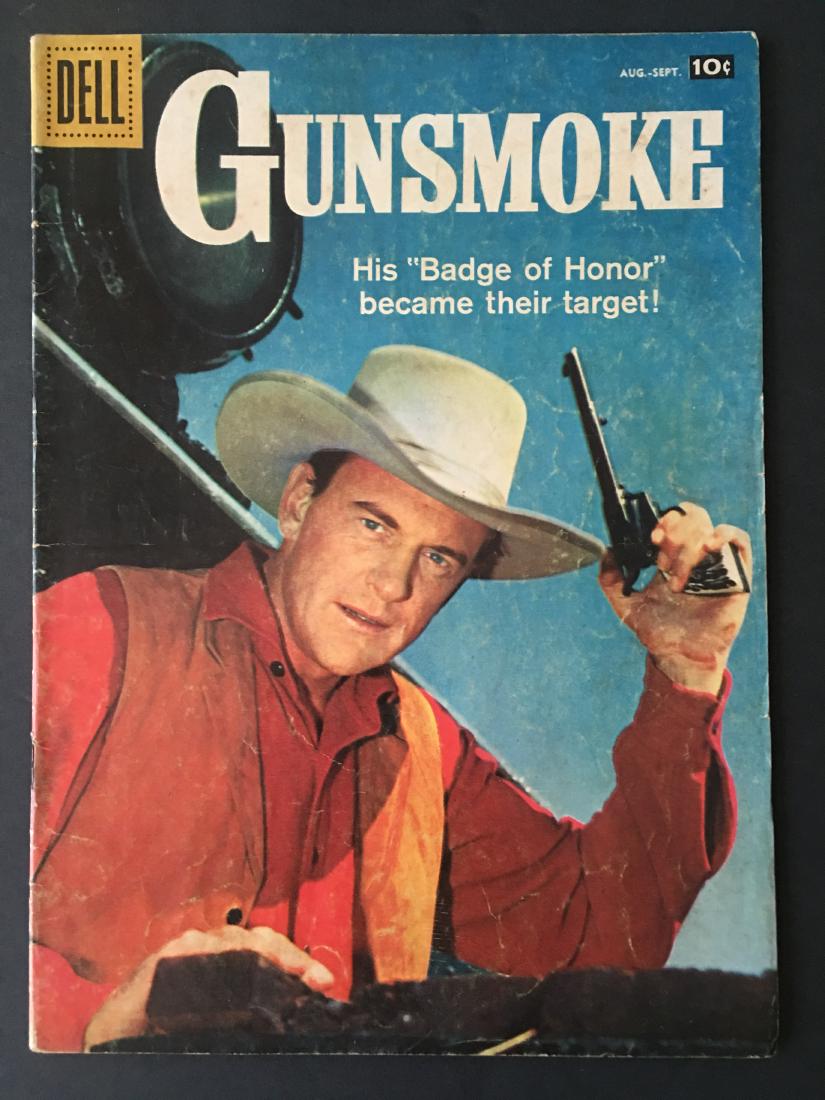 VINTAGE 1958 AUG #10 DELL COMICS GUNSMOKE COMIC BOOK 10 (1 of 2)