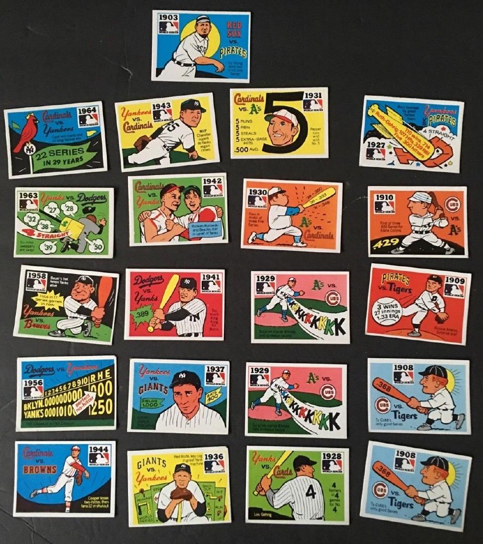 1968 FLEER LAUGHLIN MLB BASEBALL CARD LOT (21) (1 of 2)