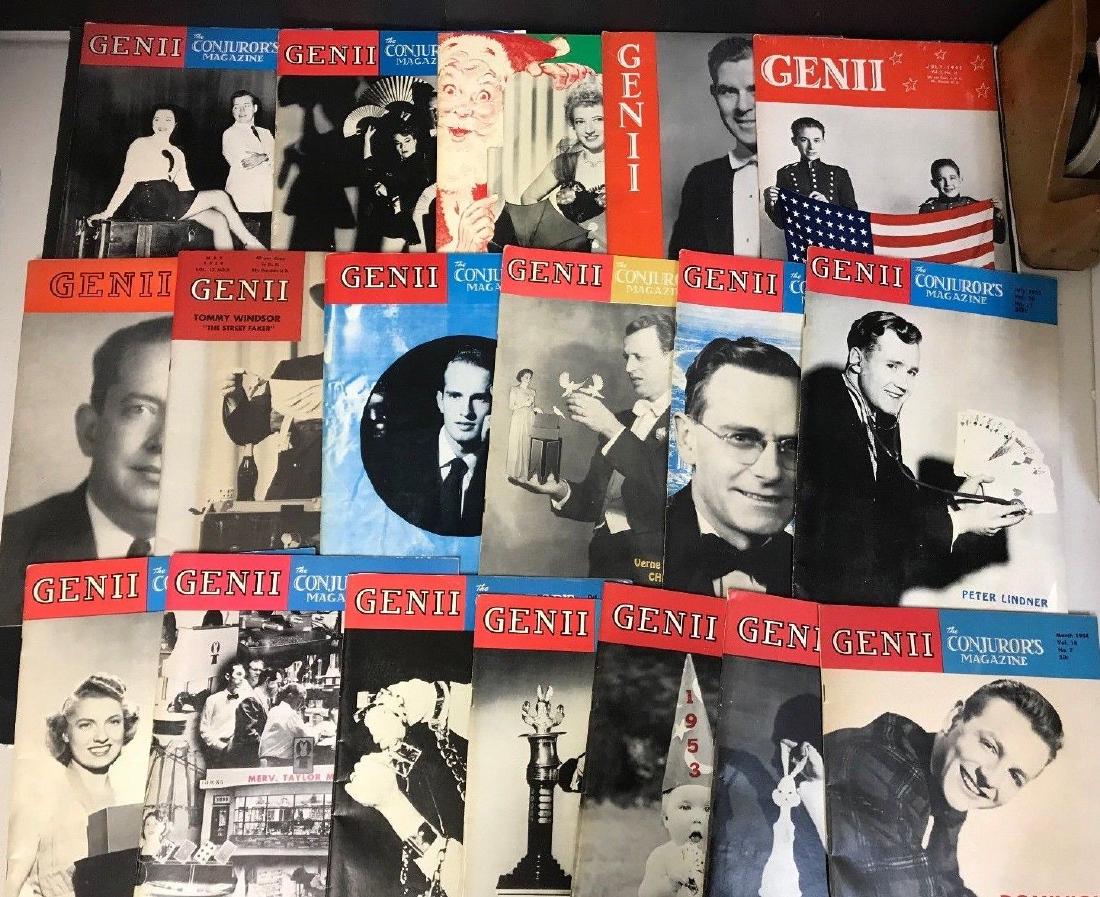 1940S/50S WWII ERA *GENII* MAGICIAN MAGAZINE LOT (18) (1 of 2)