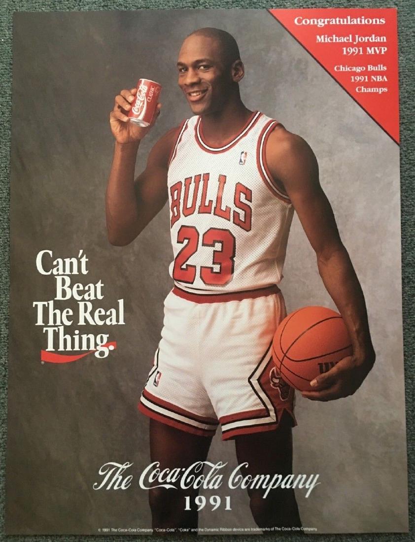 1991 VINTAGE MICHAEL JORDAN COCA-COLA 