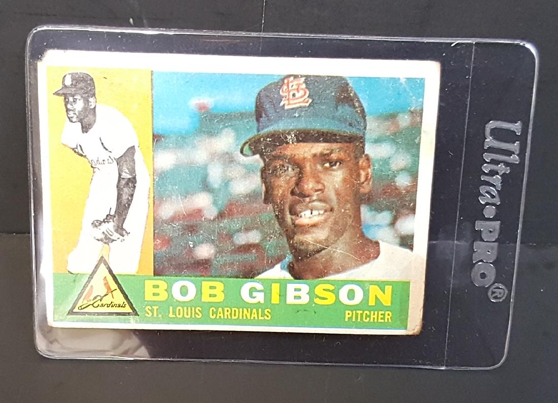 1960 TOPPS MLB CARD *BOB GIBSON* #73: 1960 TOPPS MLB CARD *BOB GIBSON* #73