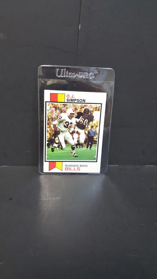1973 TOPPS FOOTBALL CARD OJ SIMPSON #500 (1 of 2)