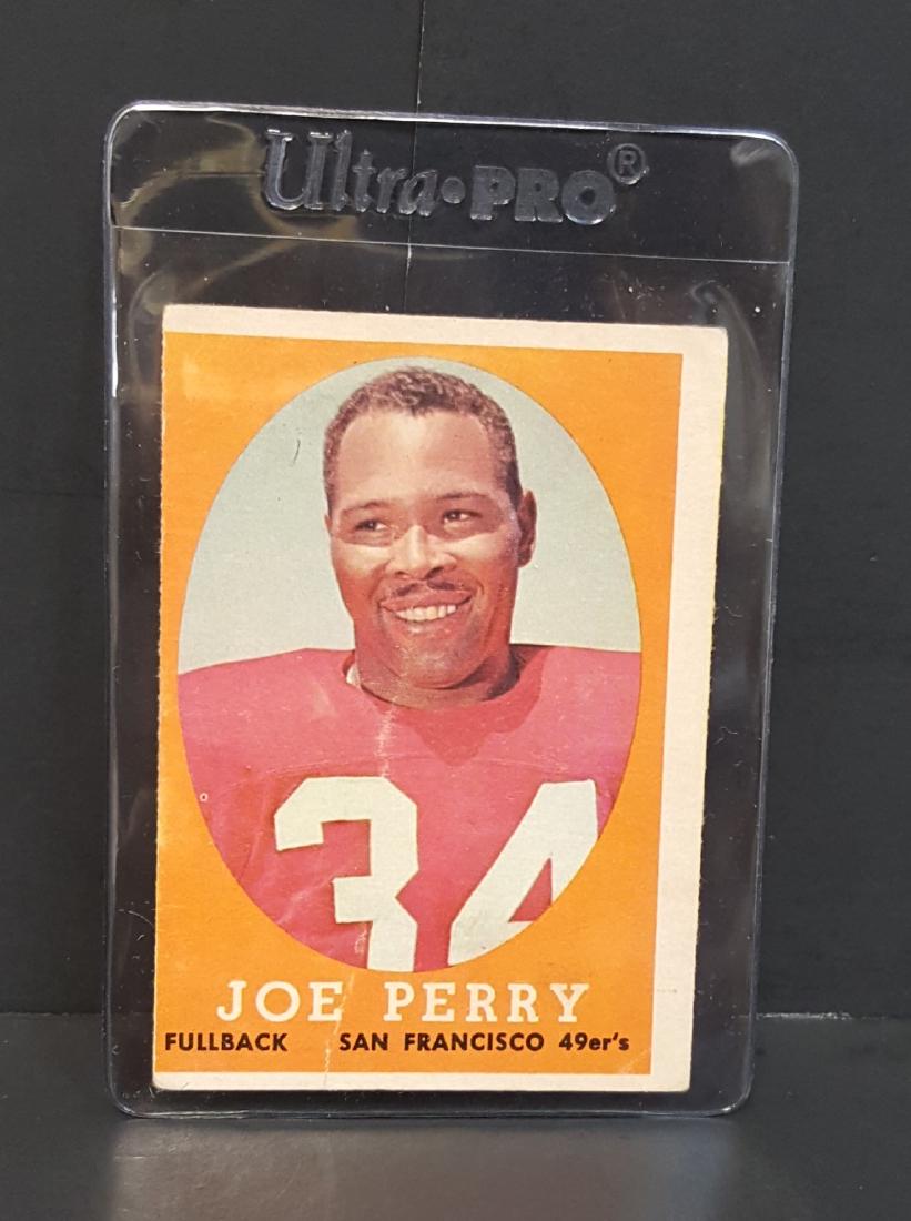 1958 TOPPS FOOTBALL CARD JOE PERRY #93: 1958 TOPPS FOOTBALL CARD JOE PERRY #93