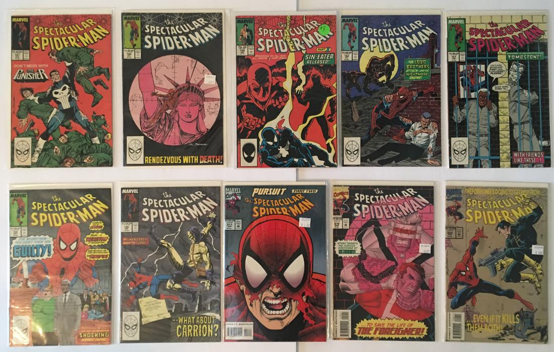 MARVEL COMICS SPECTACULAR SPIDER-MAN COMIC BOOK LOT OF (1 of 1)