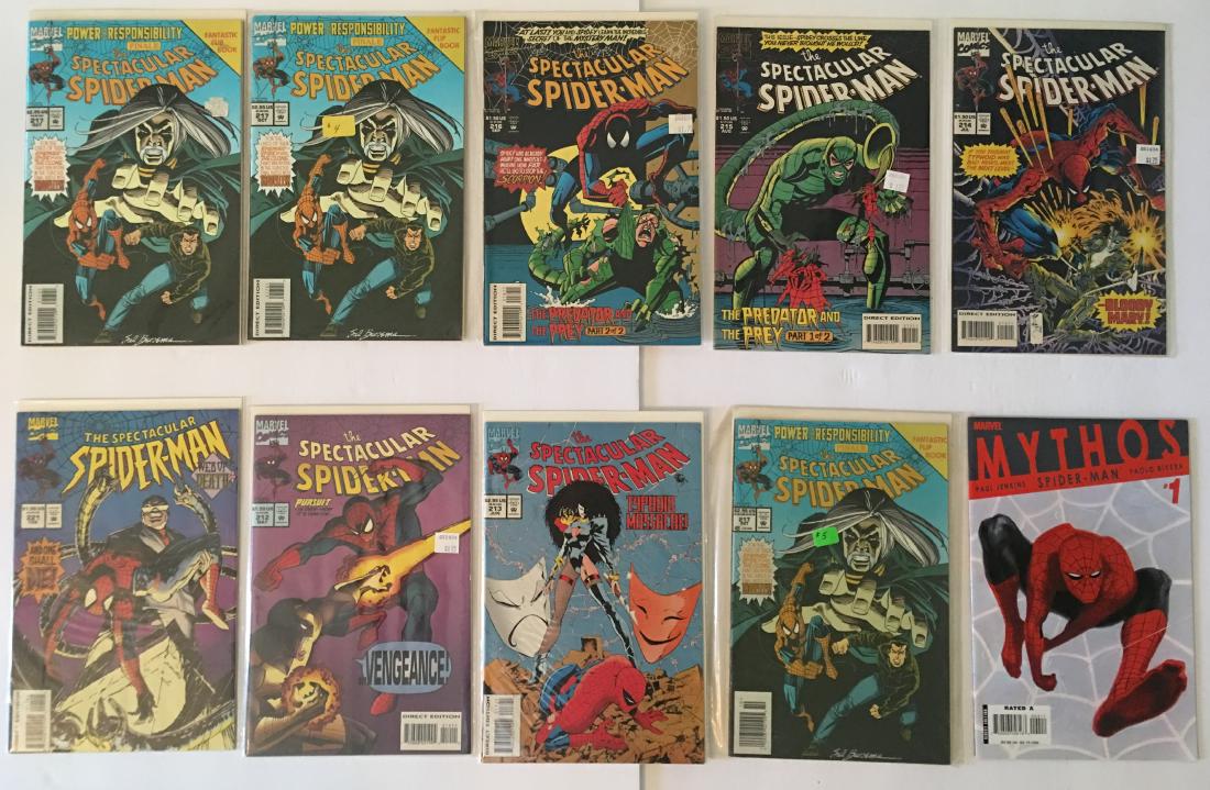 MARVEL COMICS SPECTACULAR SPIDER-MAN COMIC BOOK LOT OF (1 of 1)