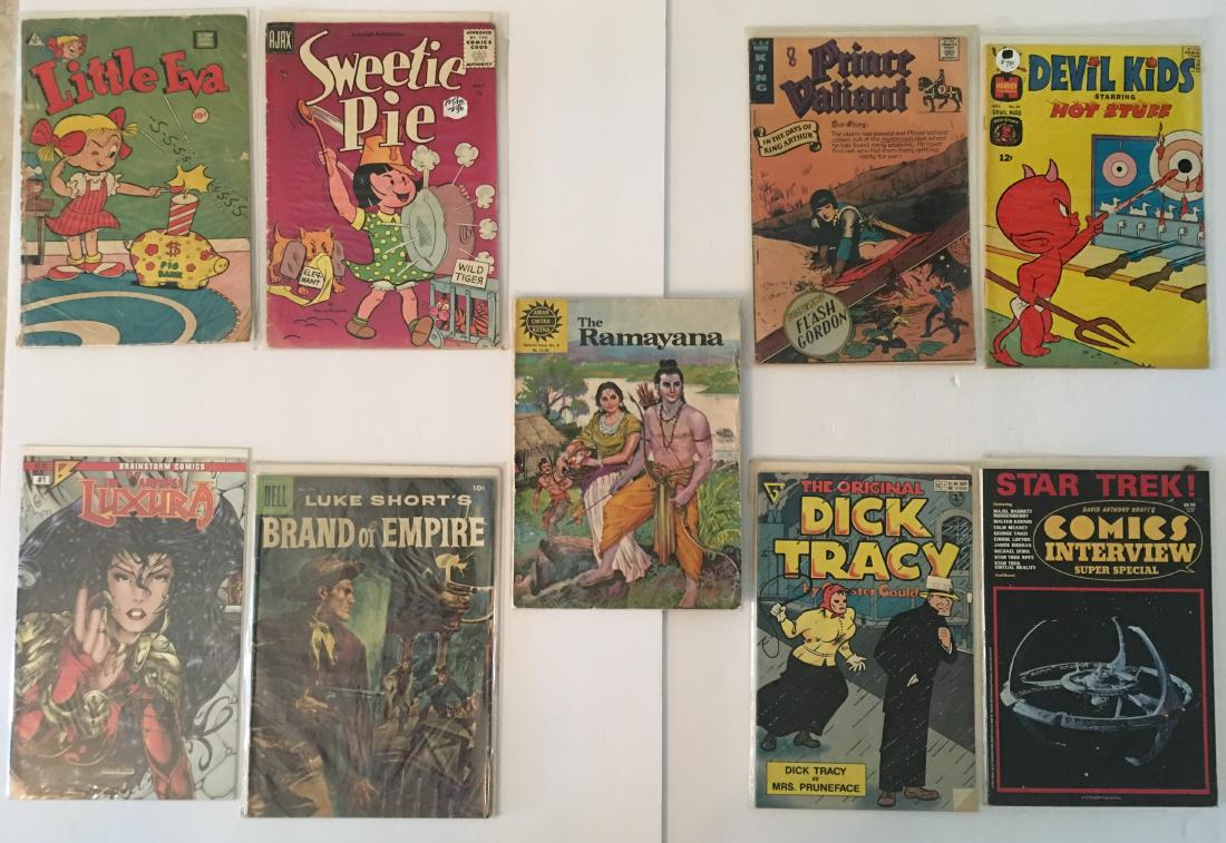 VINTAGE ASSORTED COMIC BOOKS LITTLE EVA/DEVIL KIDS/DICK (1 of 1)