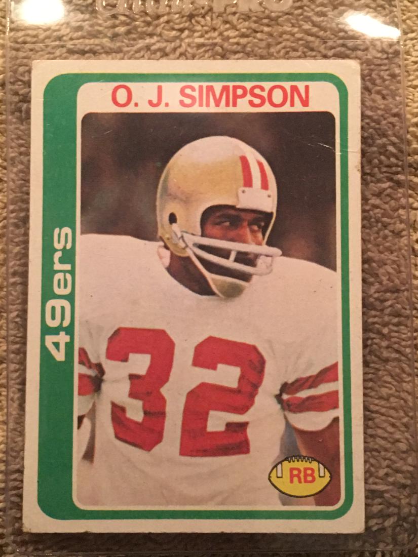 1978 TOPPS FOOTBALL CARD OJ SIMPSON #400: 1978 TOPPS FOOTBALL CARD OJ SIMPSON #400