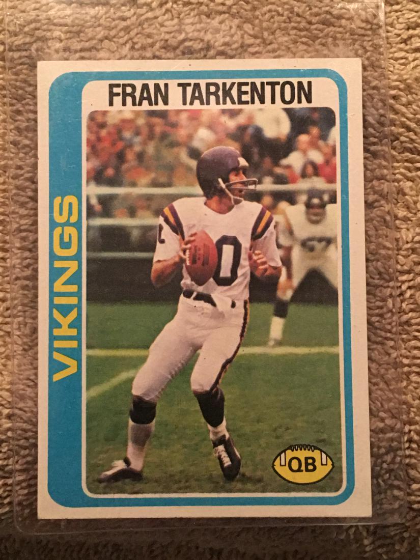 1978 TOPPS FOOTBALL CARD FRAN TARKENTON #100 (1 of 2)