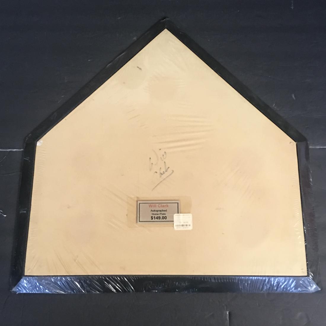 WILL CLARK SIGNED BASEBALL HOME PLATE W/COA (1 of 4)