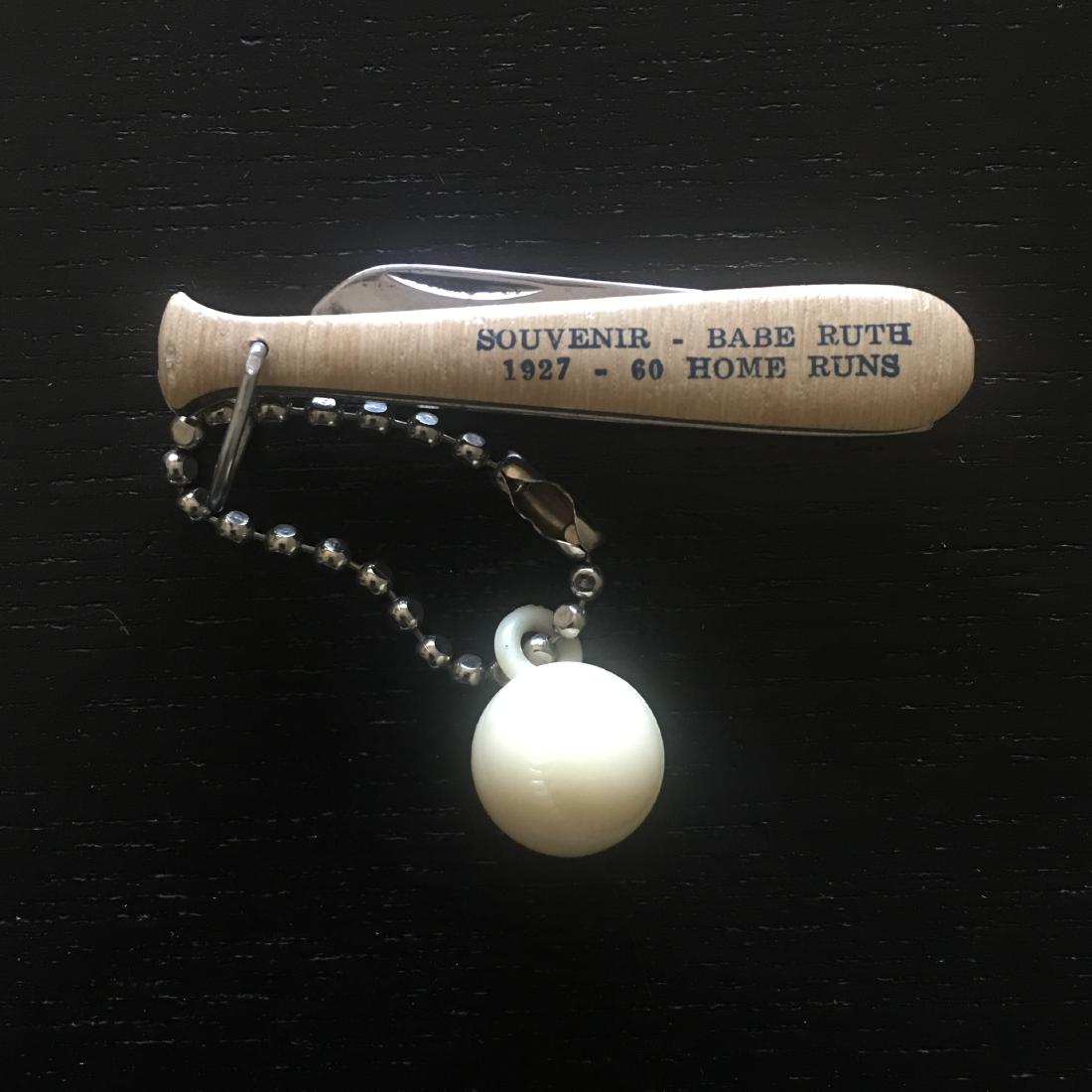 VINTAGE BABE RUTH 1927 SOUVENIR POCKET KNIFE (1 of 3)