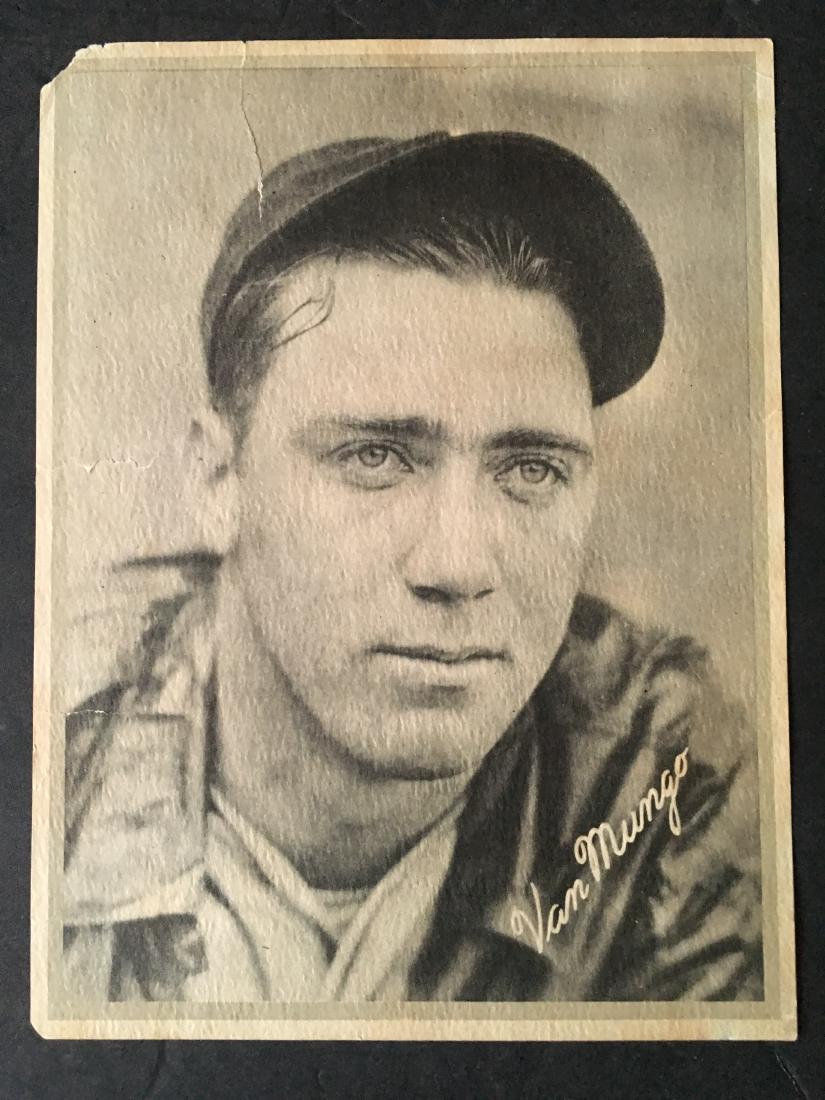 VINTAGE 1936 NATIONAL CHICLE BASEBALL PHOTO VAN MUNGO (1 of 2)
