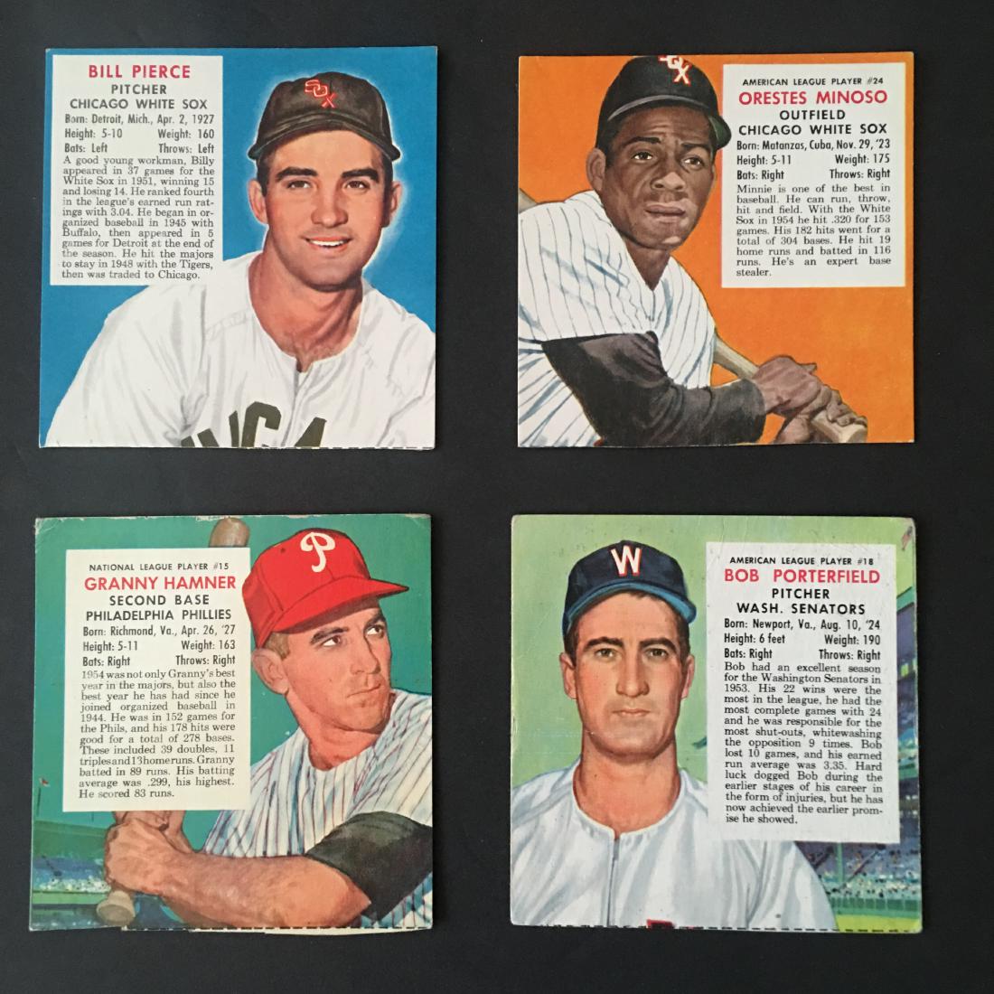 Vintage 1950's Red Man Chewing Tobacco Baseball Cards