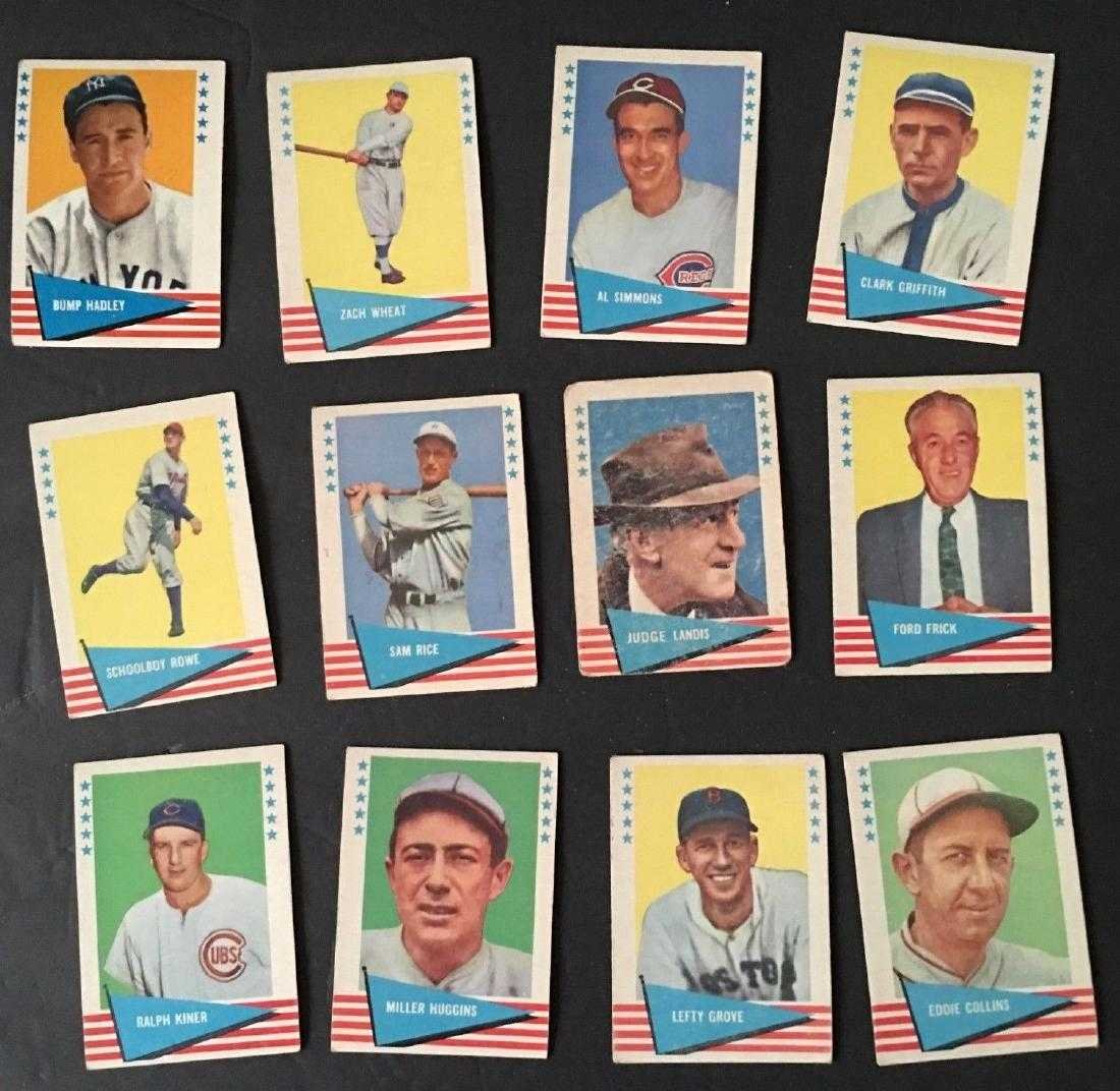 1961 FLEER MLB BASEBALL CARD LOT (12) MOSTLY VG-EX (1 of 2)