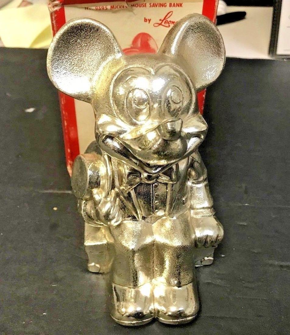 1950S MICKEY MOUSE SAVINGS BANK NEW ORIGINAL BOX NO (1 of 4)