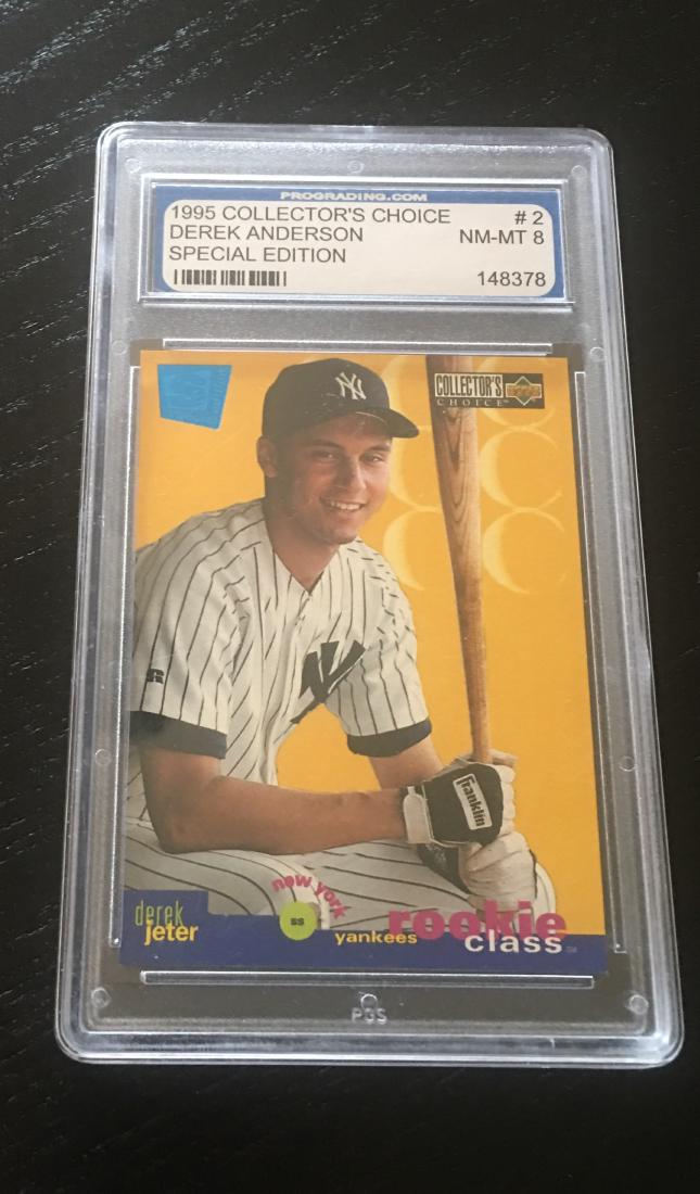 1995 UPPER DECK C.C. DEREK JETER GRADED CARD: 1995 UPPER DECK C.C. DEREK JETER GRADED CARD