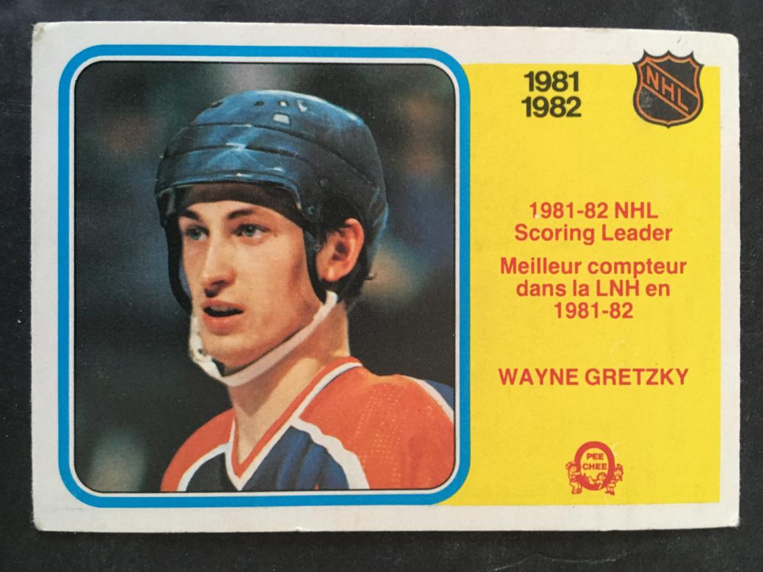 1982 O-PEE-CHEE HOCKEY CARD WAYNE GRETZKY: 1982 O-PEE-CHEE HOCKEY CARD WAYNE GRETZKY #243