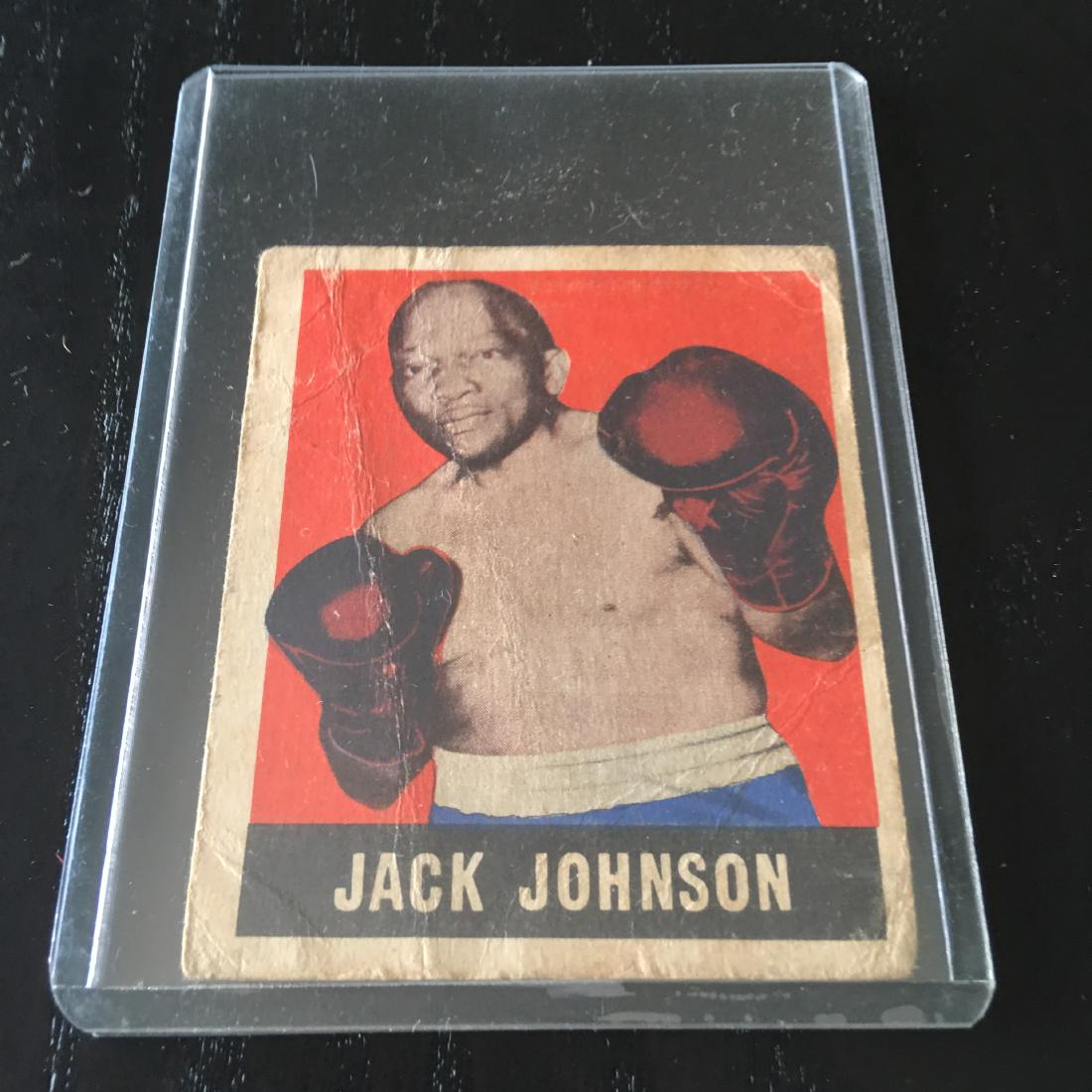1948 LEAF BOXING JACK JOHNSON #17: 1948 LEAF KNOCK-OUT BOXING CARD JACK JOHNSON #17