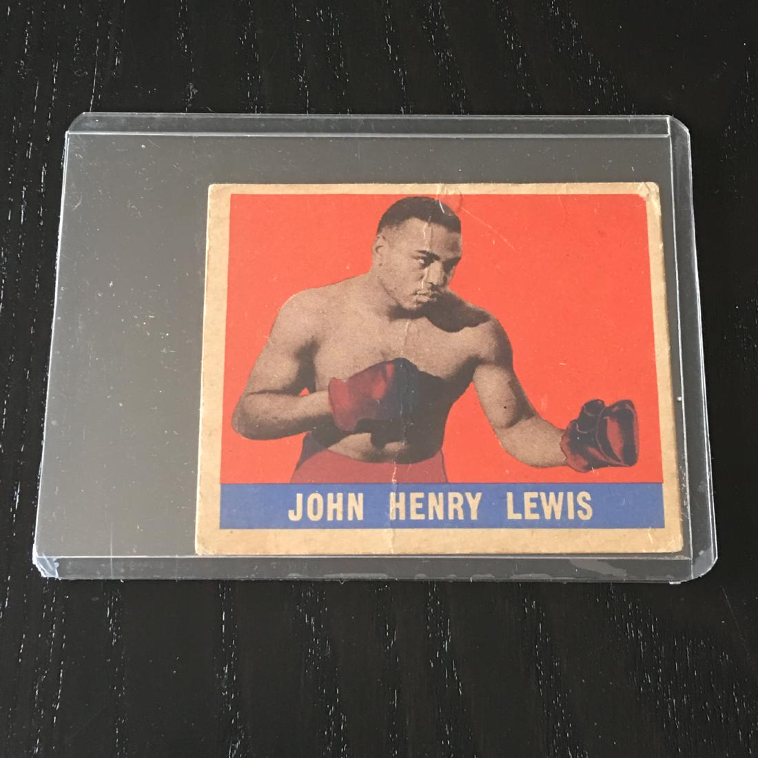 1948 LEAF BOXING JOHN HENRY LEWIS #33: 1948 LEAF KNOCK-OUT BOXING JOHN HENRY LEWIS #33