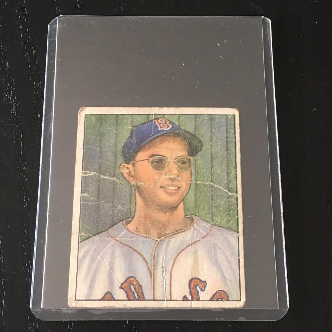 1950 BOWMAN BASEBALL CARD DOM DIMAGGIO #3: 1950 BOWMAN BASEBALL CARD DOM DIMAGGIO #3