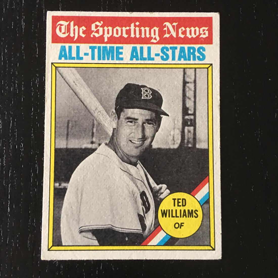 1961 TOPPS BASEBALL CARD TED WILLIAMS #347: 1961 TOPPS BASEBALL CARD TED WILLIAMS #347