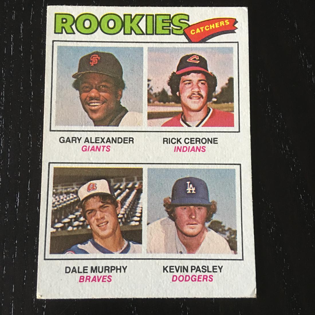 1977 TOPPS BASEBALL ROOKIES DALE MURPHY #476: 1977 TOPPS BASEBALL ROOKIES DALE MURPHY #476
