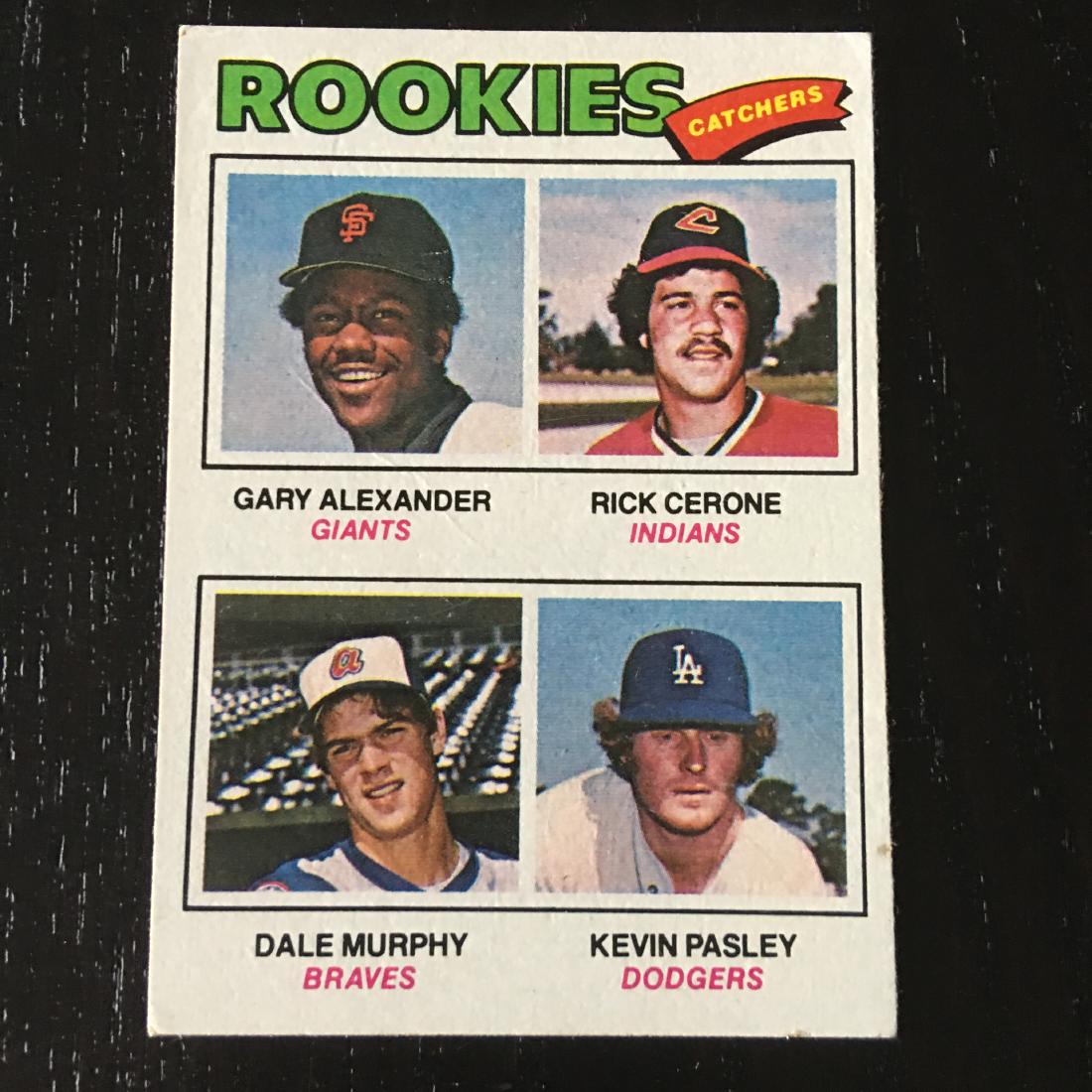 1977 TOPPS BASEBALL ROOKIES DALE MURPHY #476: 1977 TOPPS BASEBALL ROOKIES DALE MURPHY #476