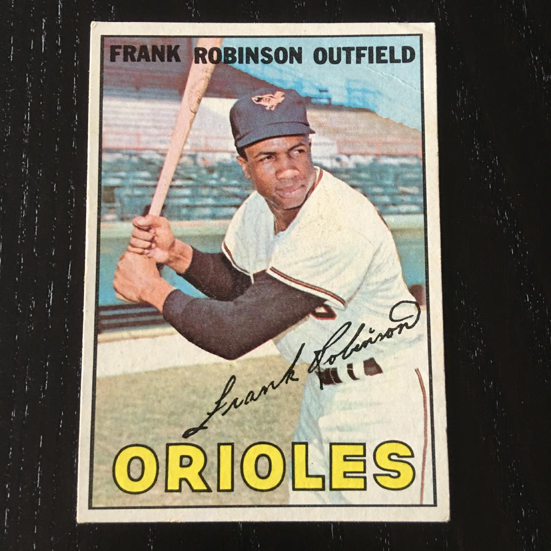 1967 TOPPS BASEBALL CARD FRANK ROBINSON #100: 1967 TOPPS BASEBALL CARD FRANK ROBINSON #100
