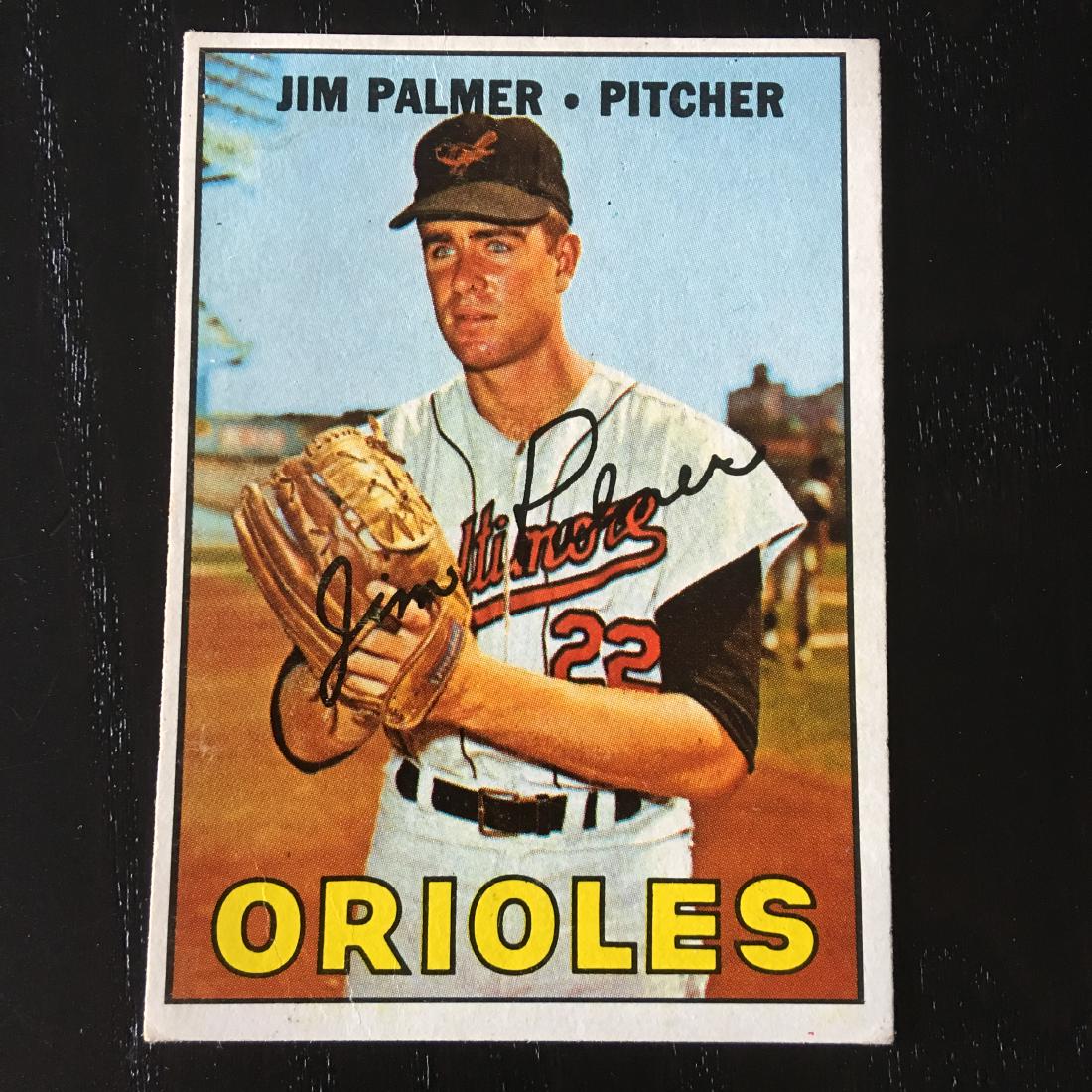 1967 TOPPS BASEBALL CARD JIM PALMER #475: 1967 TOPPS BASEBALL CARD JIM PALMER #475
