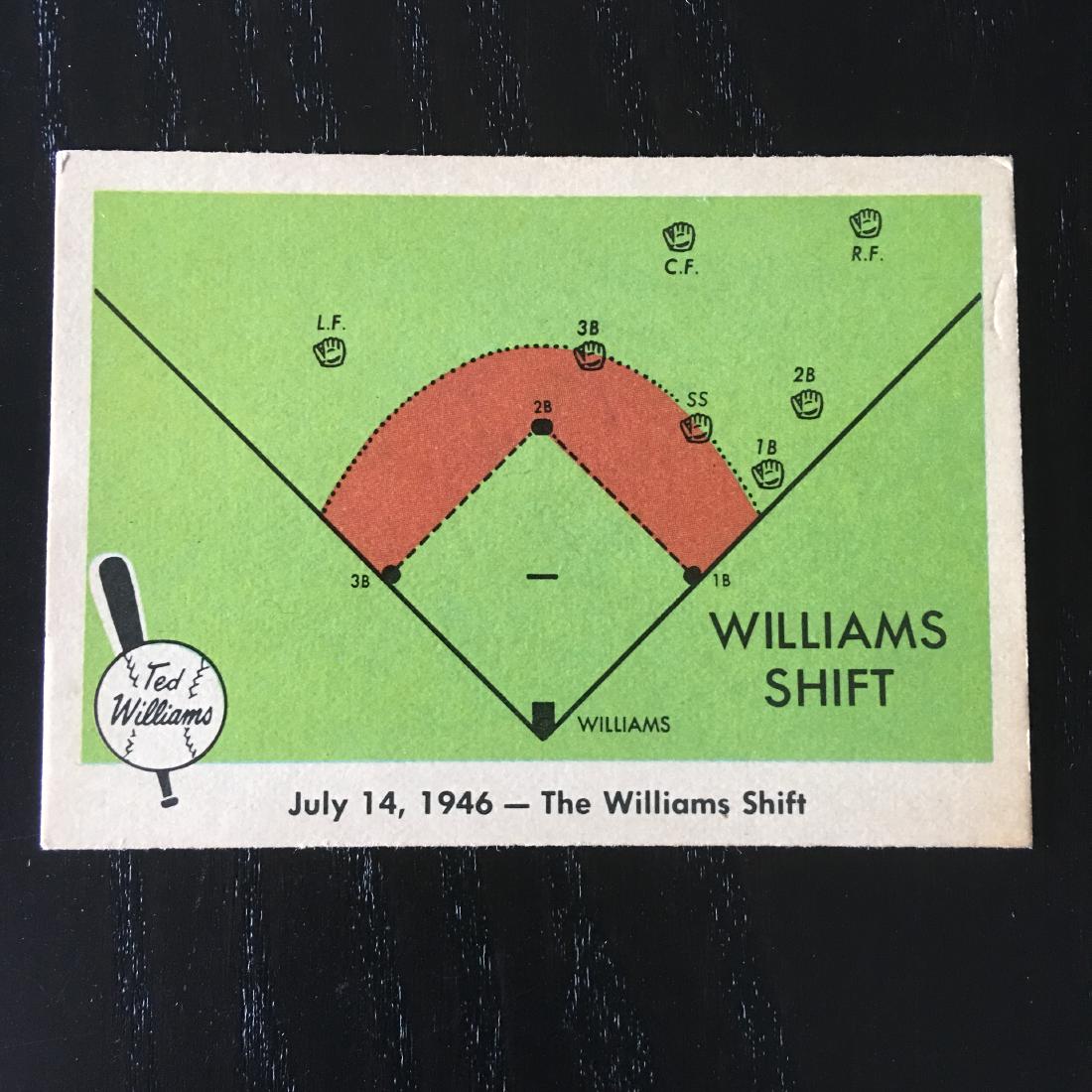 1959 FLEER TED WILLIAMS BASEBALL CARD #28: 1959 FLEER TED WILLIAMS BASEBALL CARD #28