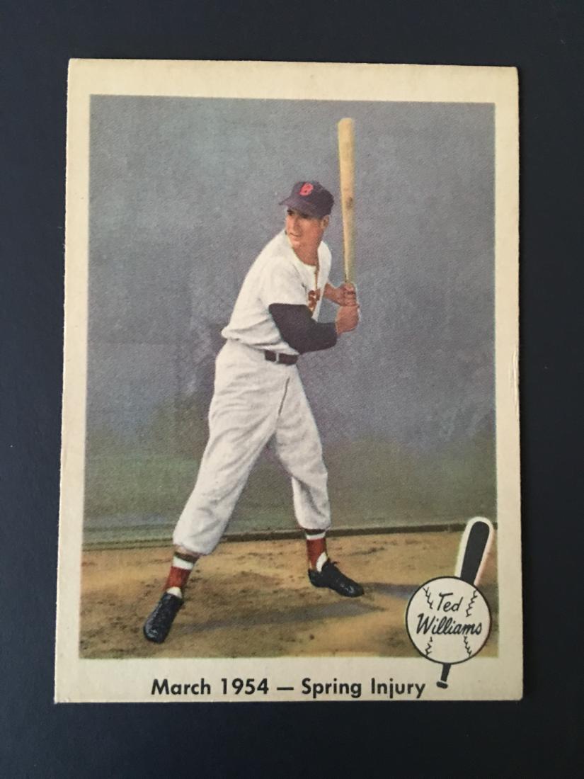 1959 FLEER BASEBALLS GREATEST TED WILLIAMS #50: 1959 FLEER BASEBALLS GREATEST TED WILLIAMS CARD #50