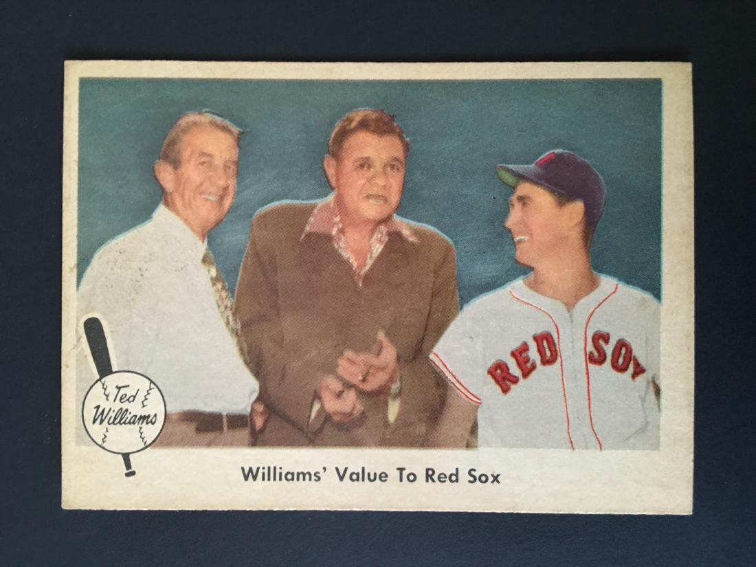 1959 FLEER BASEBALLS GREATEST TED WILLIAMS #75: 1959 FLEER BASEBALLS GREATEST TED WILLIAMS CARD #75