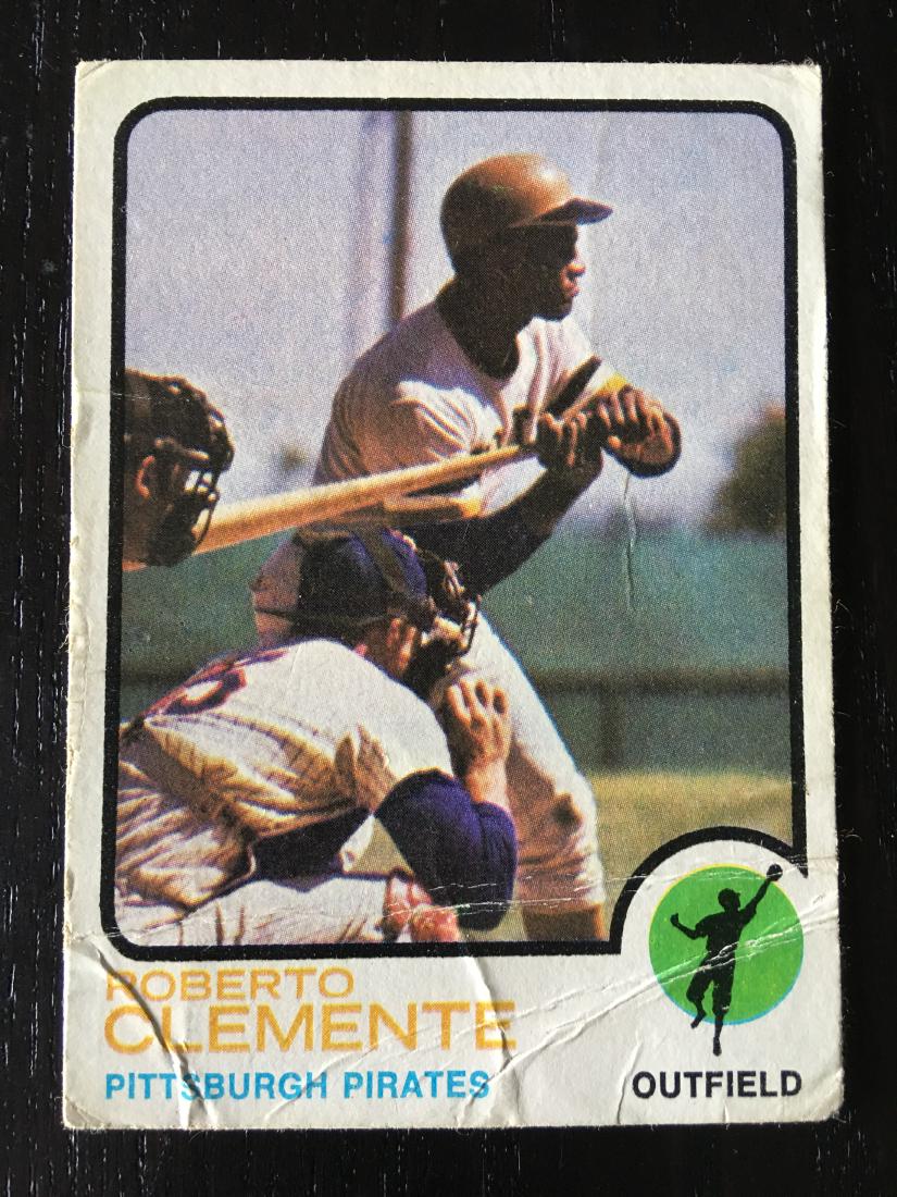 1973 TOPPS BASEBALL ROBERTO CLEMENTE #50: 1973 TOPPS BASEBALL ROBERTO CLEMENTE #50