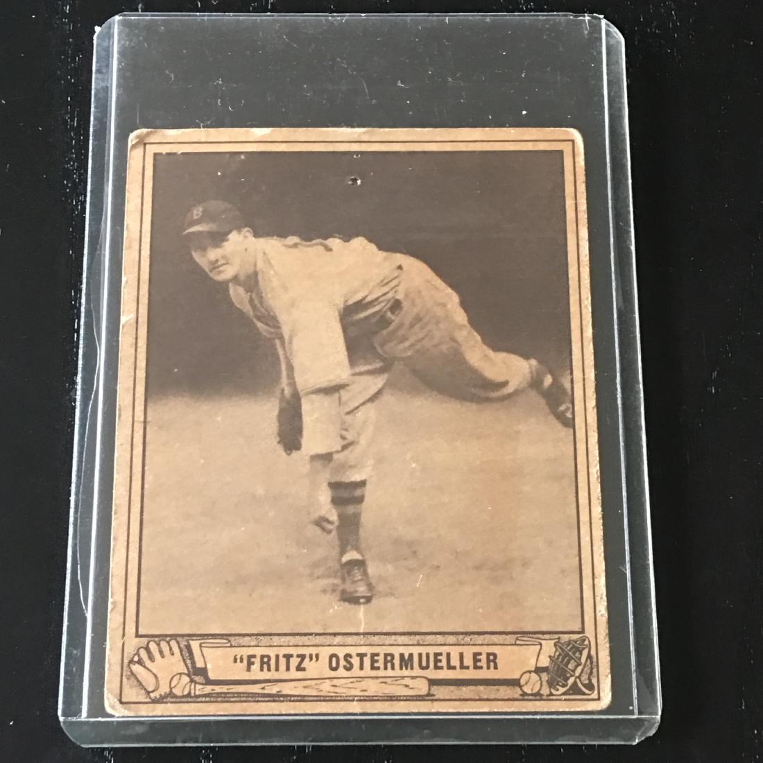 1940 PLAY BALL BASEBALL FRITZ OSTERMUELLER #33: 1940 PLAY BALL BASEBALL CARD FRITZ OSTERMUELLER #33
