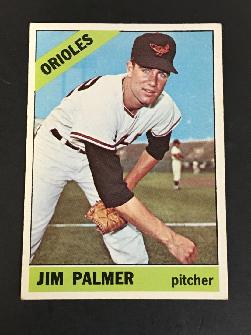 1966 TOPPS BASEBALL CARD JIM PALMER RC #126: 1966 TOPPS BASEBALL CARD JIM PALMER RC #126