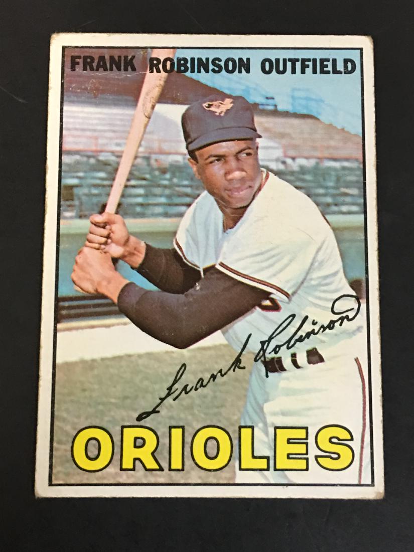 1967 TOPPS BASEBALL FRANK ROBINSON #100: 1967 TOPPS BASEBALL FRANK ROBINSON #100