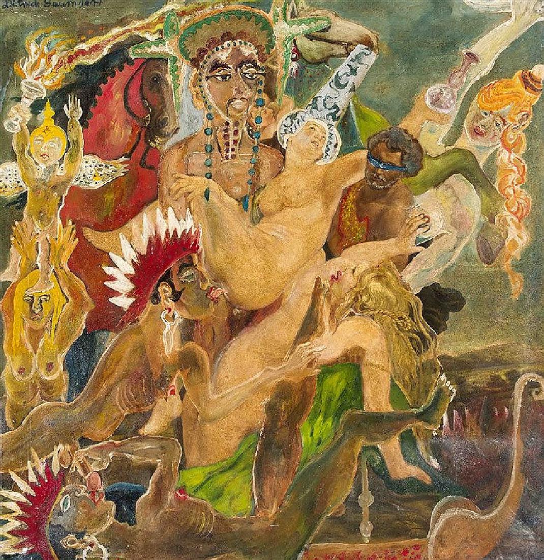 Dietrich Baumgart, Ende 20. Jh., erotisch-surreale (1 of 1)