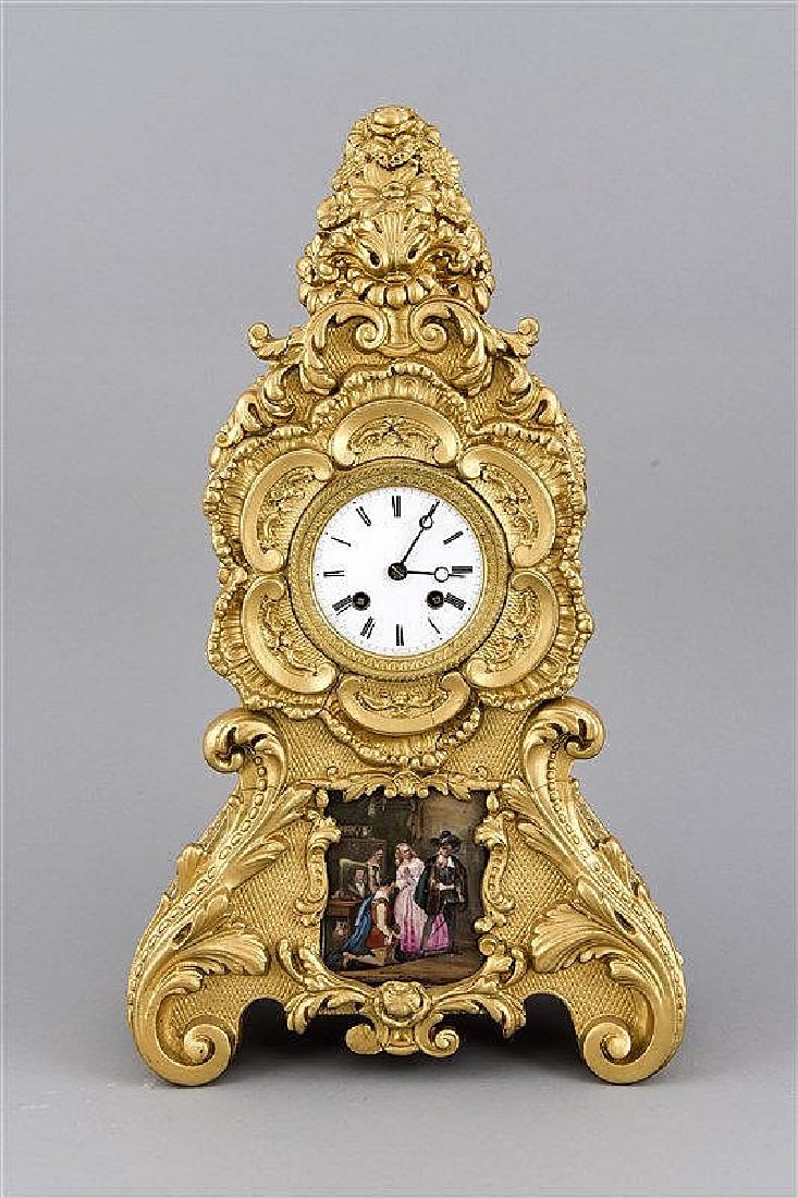 Historismus-Prunkpendule, um 1880, zeittypisch stark (1 of 1)