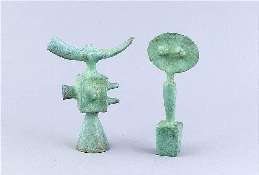 Victor Roman (1937-1995), zwei grün patinierte (1 of 1)