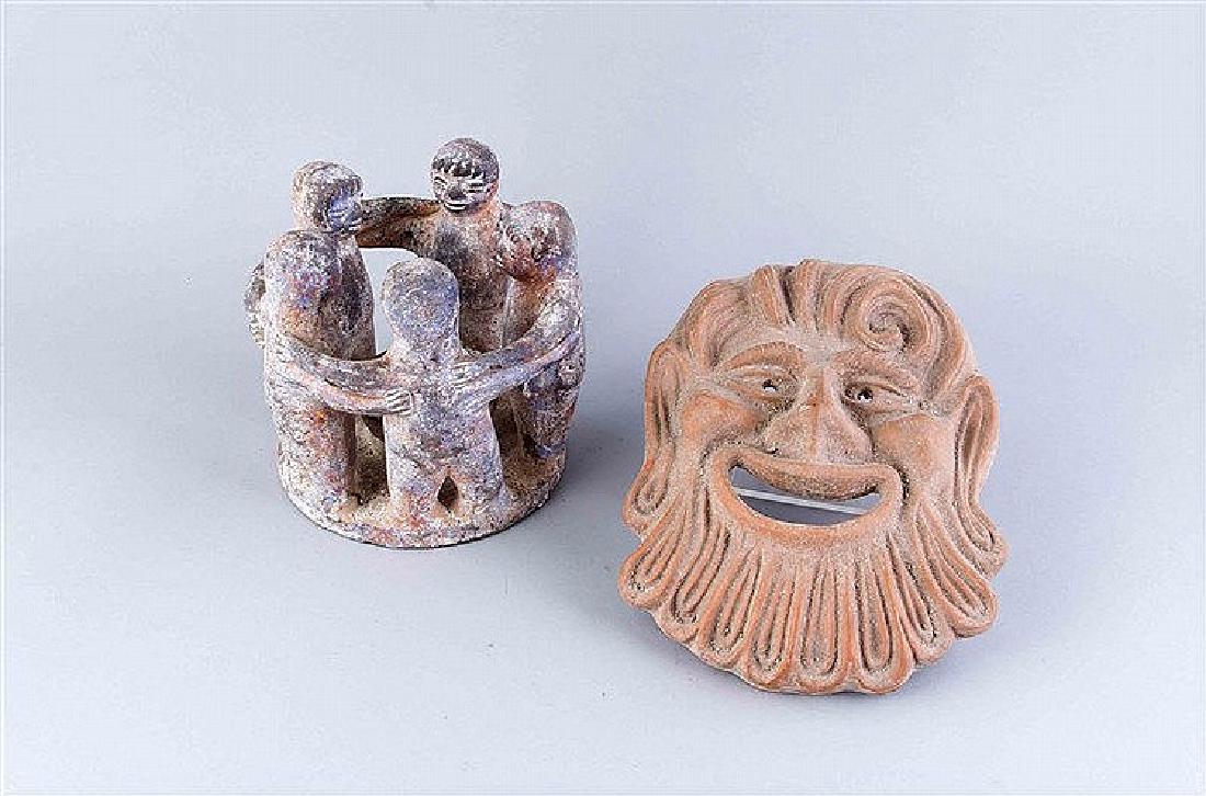 Figürlicher Weihrauchbrenner, 2. H. 20. Jh., fünf (1 of 1)