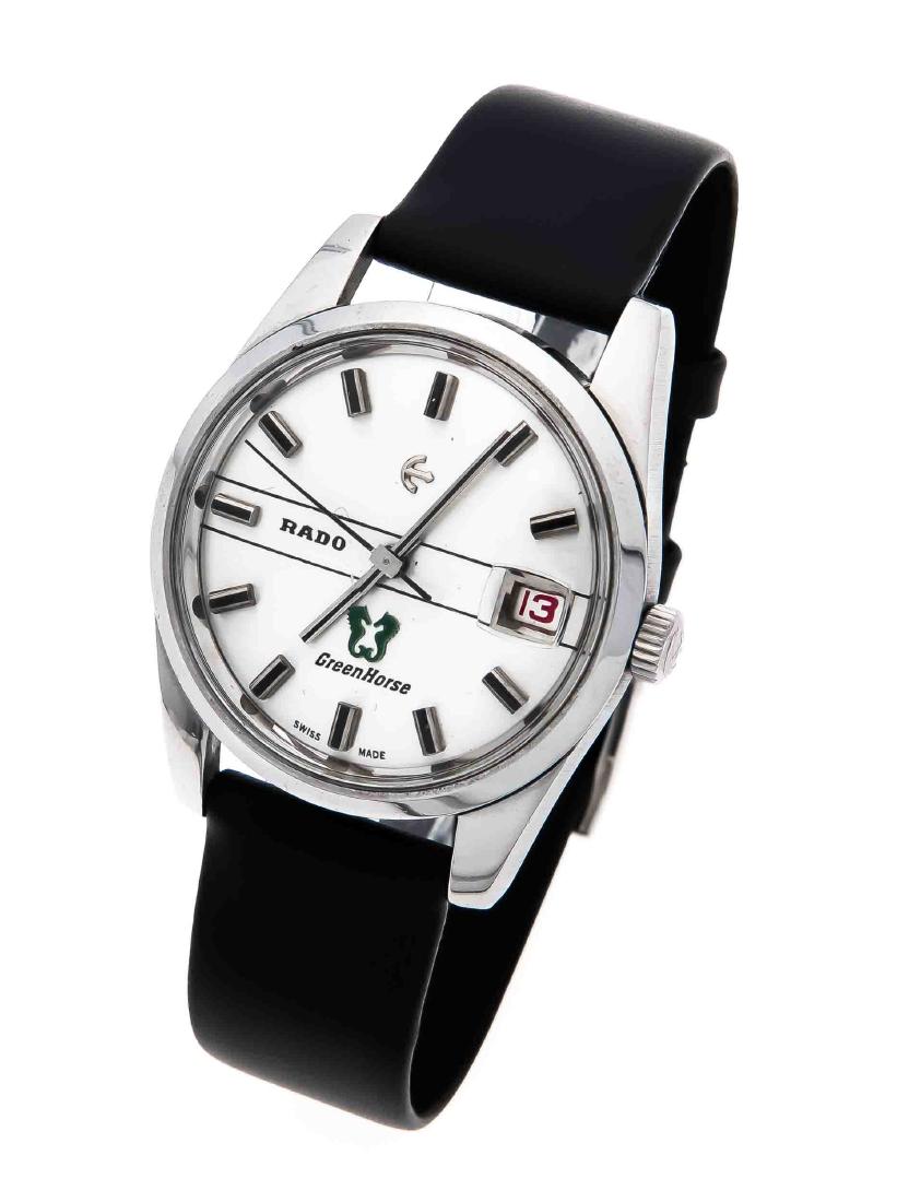 Rado Herrenarmbanduhr Greenhorse Water-Sealed Stahl (1 of 1)