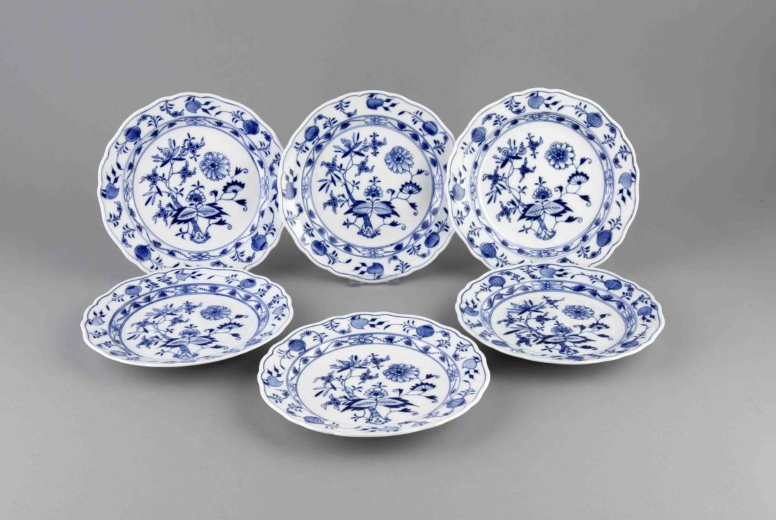 Sechs flache Teller, Meissen, um 1890, 2 (1 of 1)