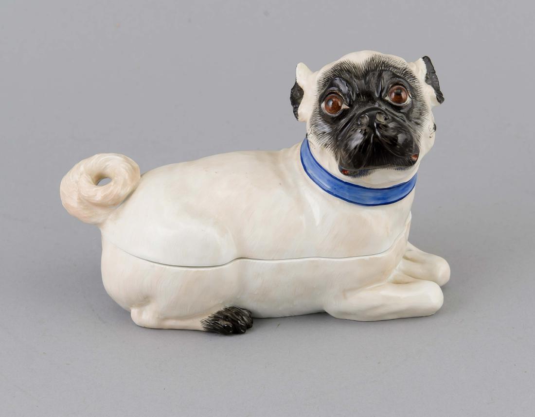 Mops als Deckeldose, Meissen, 1977, 1 (1 of 1)