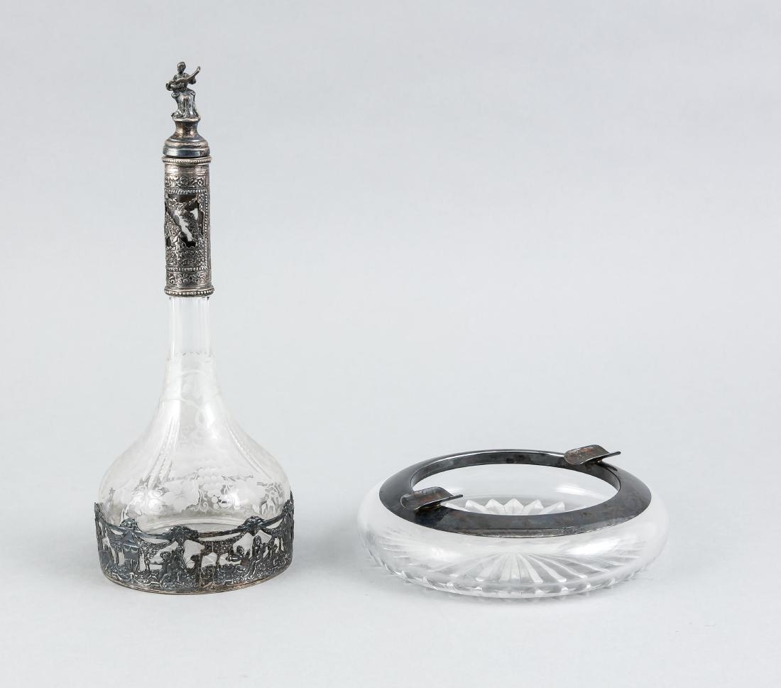 Flakon mit Silbermontage, Deutsch, um 1900, MZ: J (1 of 1)