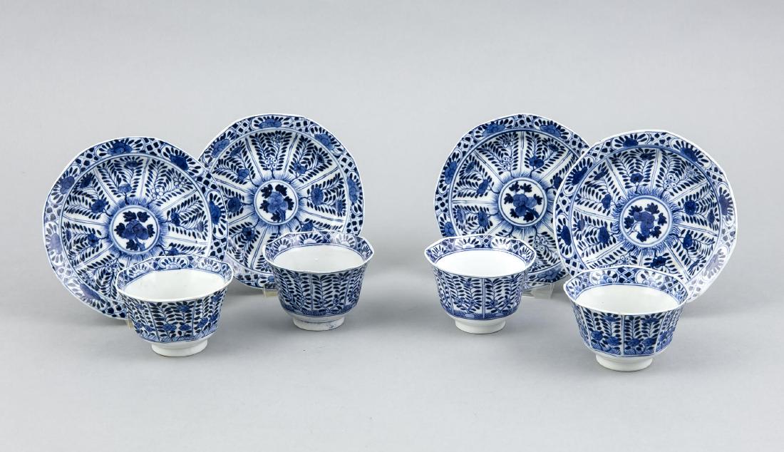 Vier Blau-Weiß Koppchen mit UT, China, 19 (1 of 1)