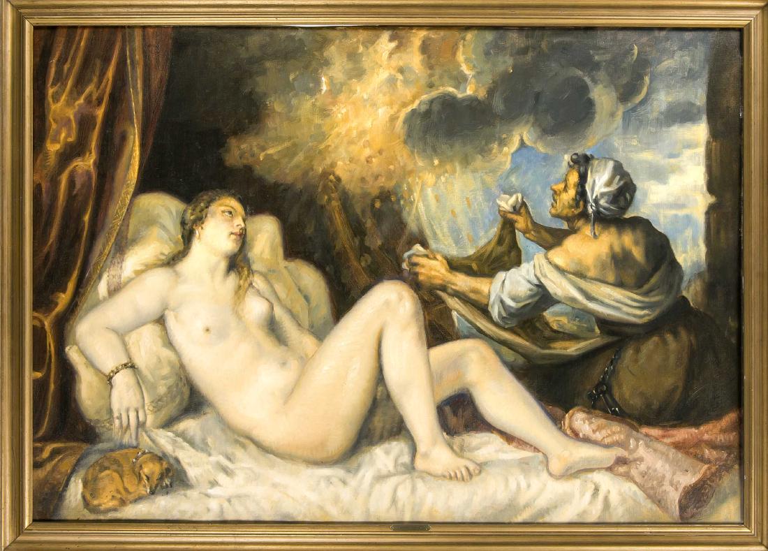 Titian (1488-1576), after ''Danaë receives the golden (1 of 1)