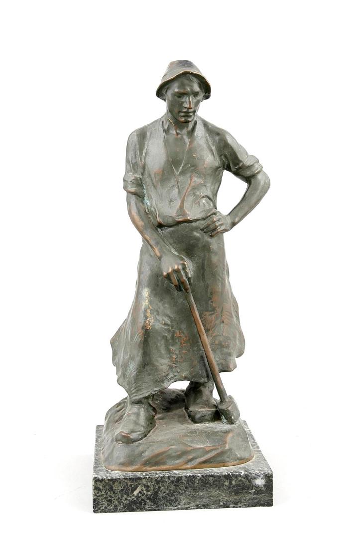 Adolf Josef Pohl (1872-1930), Stahlarbeiter mit Hammer, (1 of 1)