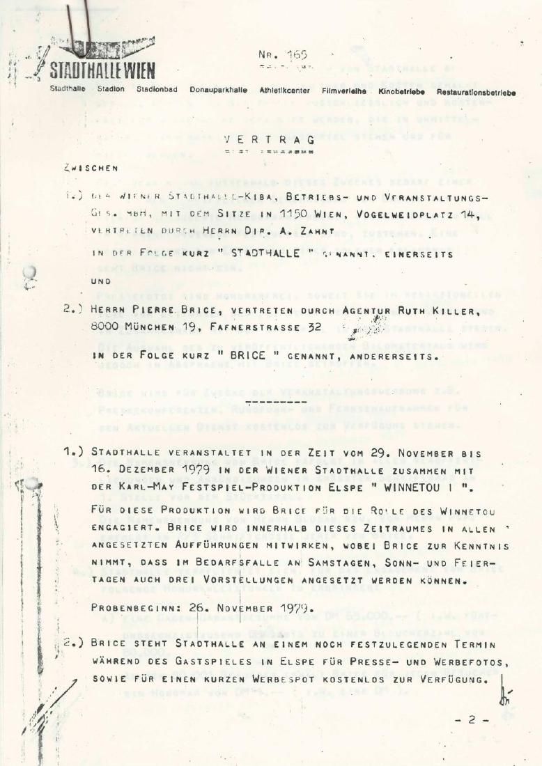 Winnetou I Original Drehbuch