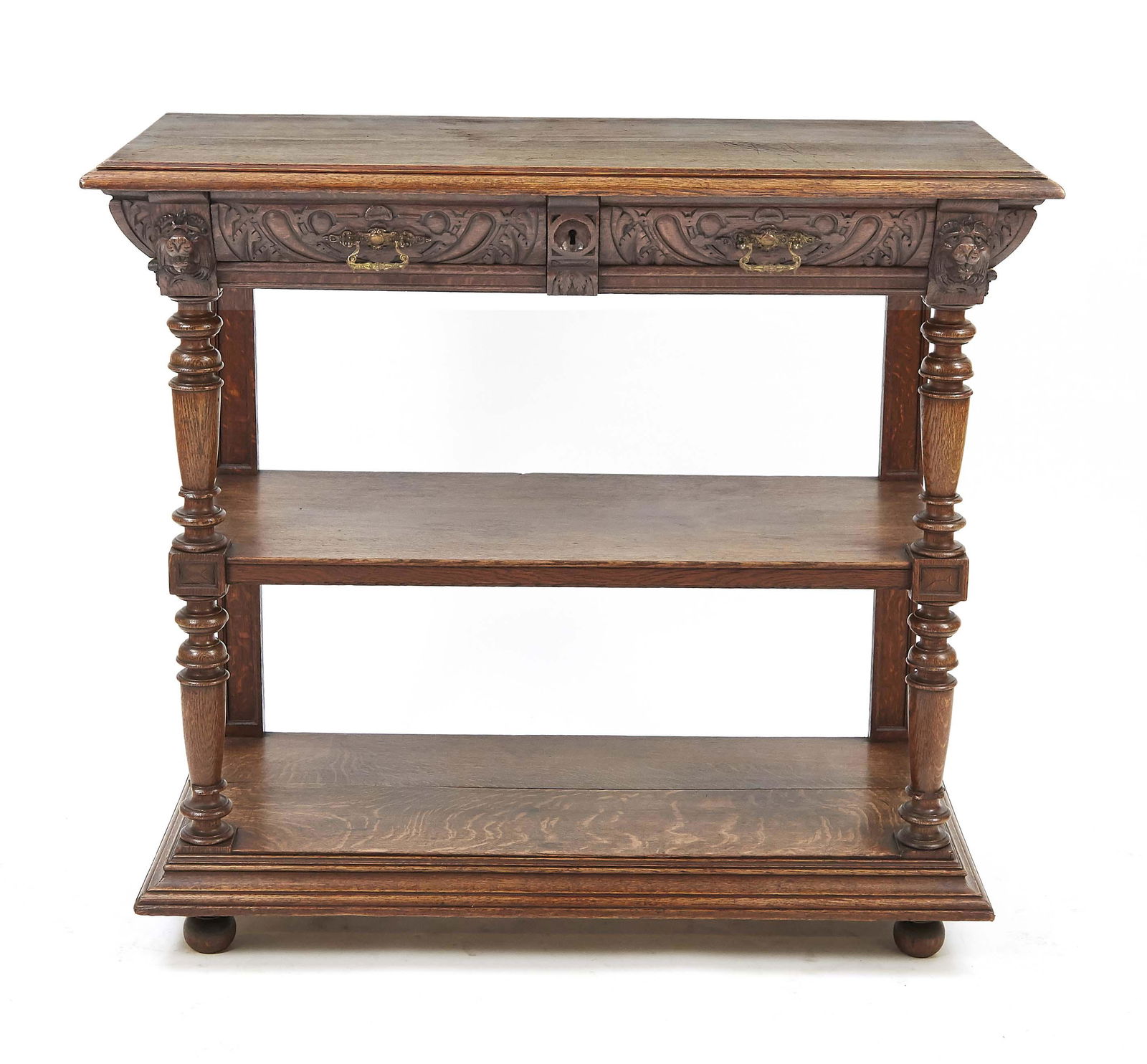 Konsoltisch um 1880, Eich (1 of 1)